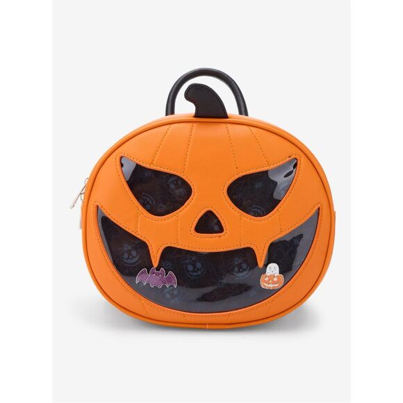 Pumpkin Figural Pin Collector Mini Backpack main image 6